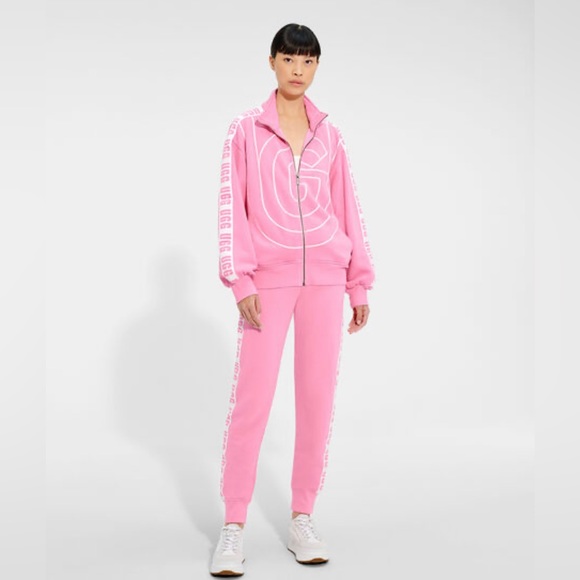 NWT Women's UGG Reverie Track Pink Jacket - Picture 1 of 5